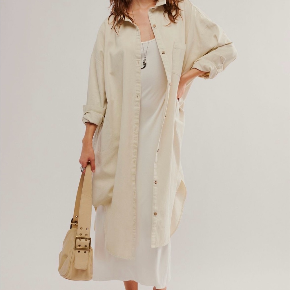 Free People “In a Daze” Maxi Shirt